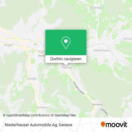 Niederhauser Automobile Ag Karte