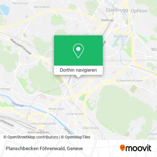Planschbecken Föhrenwald Karte