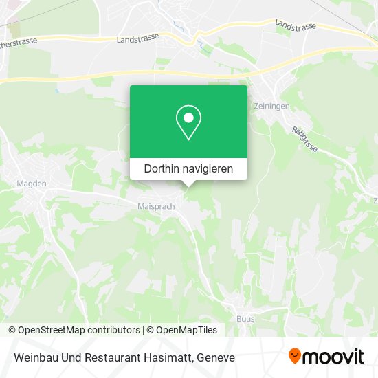 Weinbau Und Restaurant Hasimatt Karte