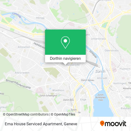 Ema House Serviced Apartment Karte