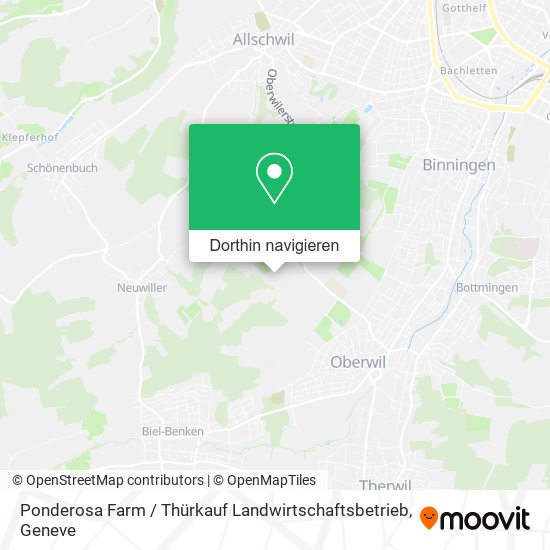 Ponderosa Farm / Thürkauf Landwirtschaftsbetrieb Karte
