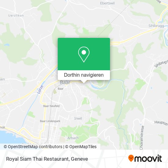 Royal Siam Thai Restaurant Karte