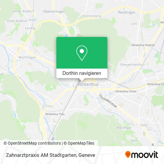 Zahnarztpraxis AM Stadtgarten Karte