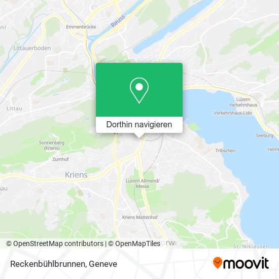 Reckenbühlbrunnen Karte