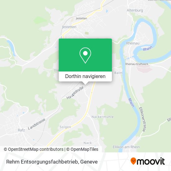 Rehm Entsorgungsfachbetrieb Karte