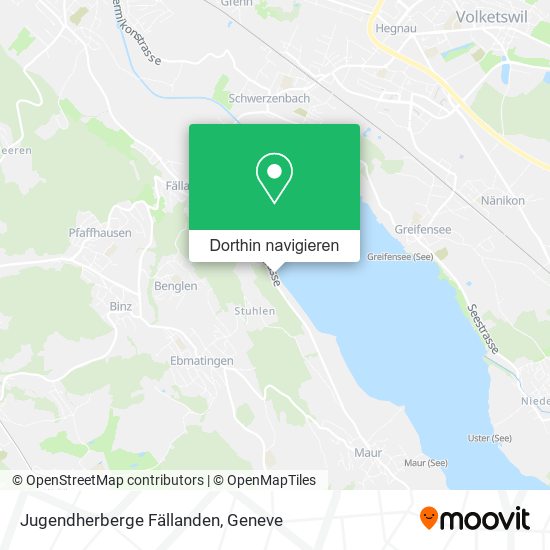Jugendherberge Fällanden Karte