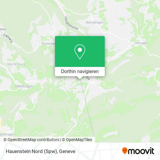 Hauenstein Nord (Spw) Karte