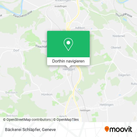 Bäckerei Schläpfer Karte