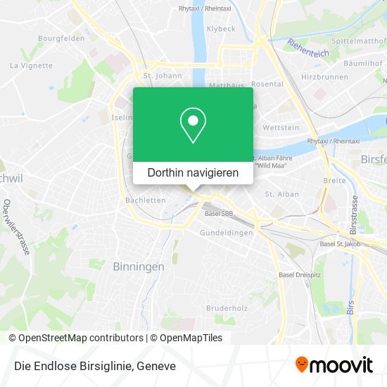 Die Endlose Birsiglinie Karte