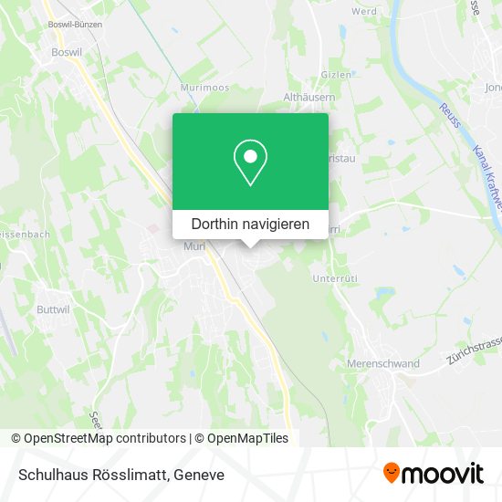 Schulhaus Rösslimatt Karte