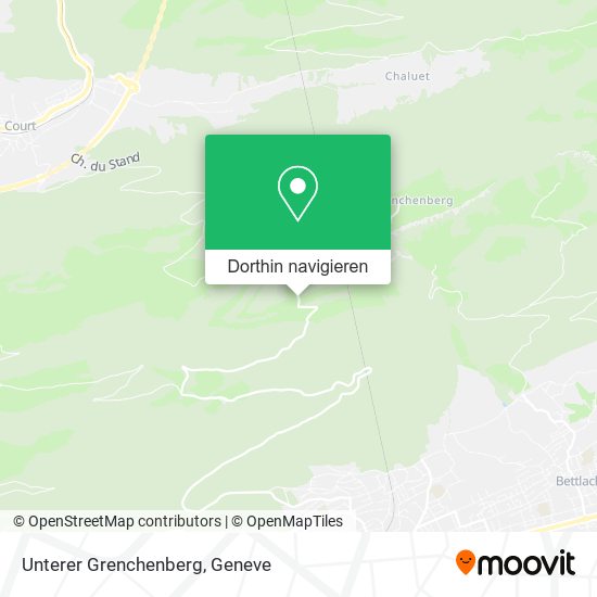 Unterer Grenchenberg Karte