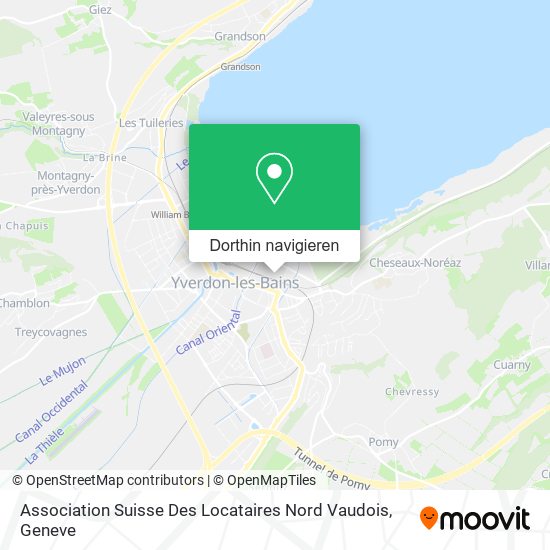 Association Suisse Des Locataires Nord Vaudois Karte