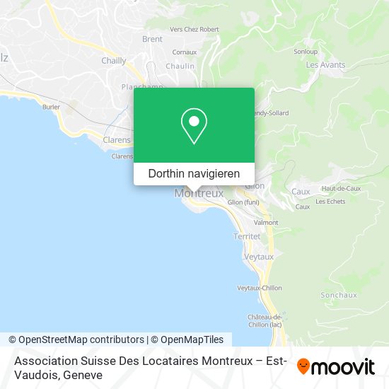 Association Suisse Des Locataires Montreux – Est-Vaudois Karte