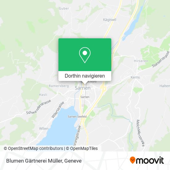 Blumen Gärtnerei Müller Karte