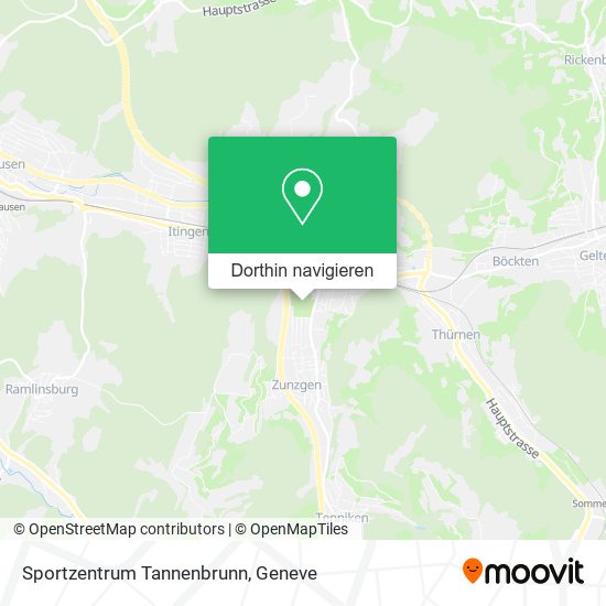 Sportzentrum Tannenbrunn Karte