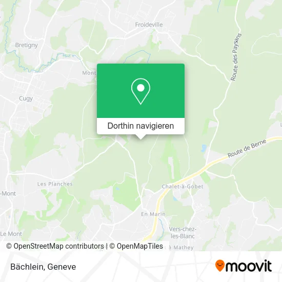 Bächlein Karte