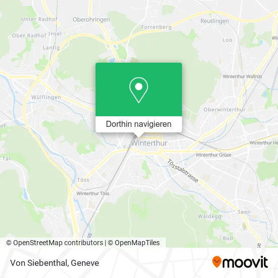 Von Siebenthal Karte