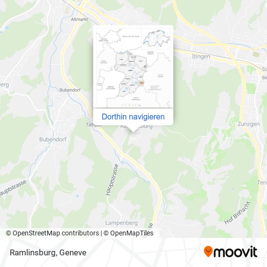 Ramlinsburg Karte