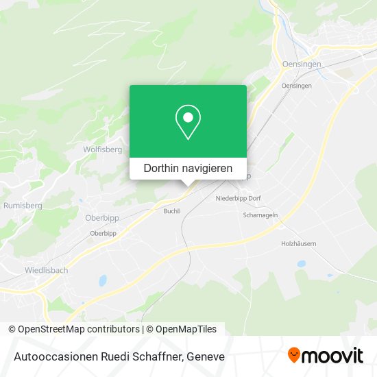Autooccasionen Ruedi Schaffner Karte