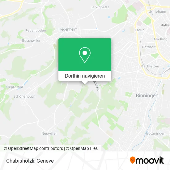 Chabishölzli Karte