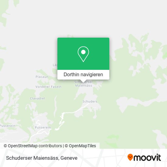Schuderser Maiensäss Karte