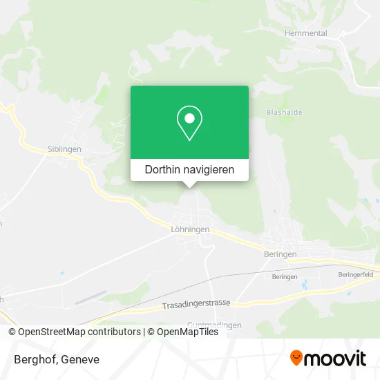 Berghof Karte