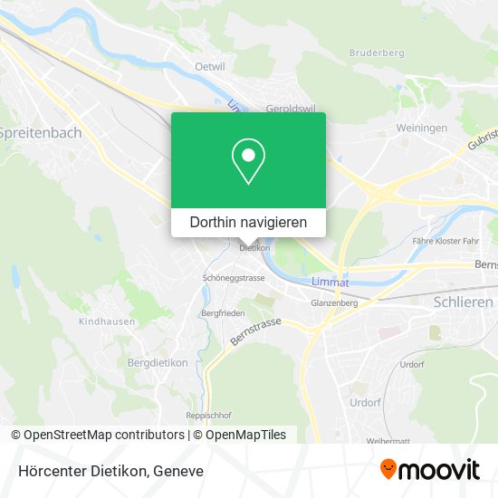 Hörcenter Dietikon Karte