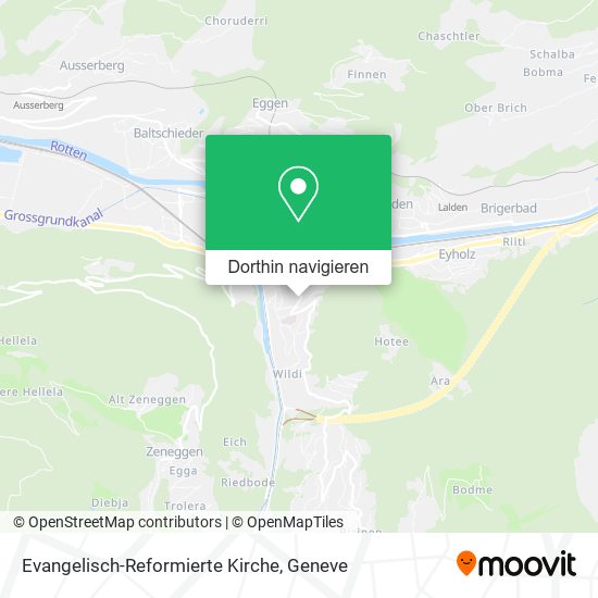 Evangelisch-Reformierte Kirche Karte