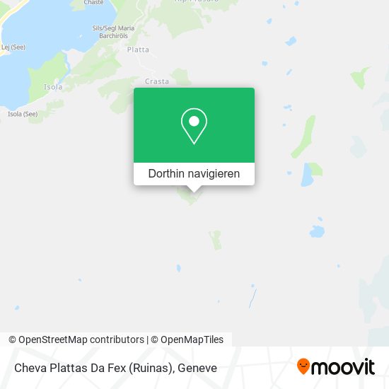 Cheva Plattas Da Fex (Ruinas) Karte
