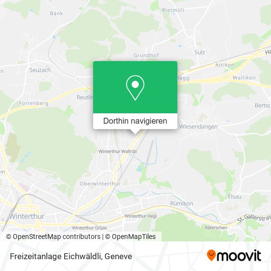 Freizeitanlage Eichwäldli Karte