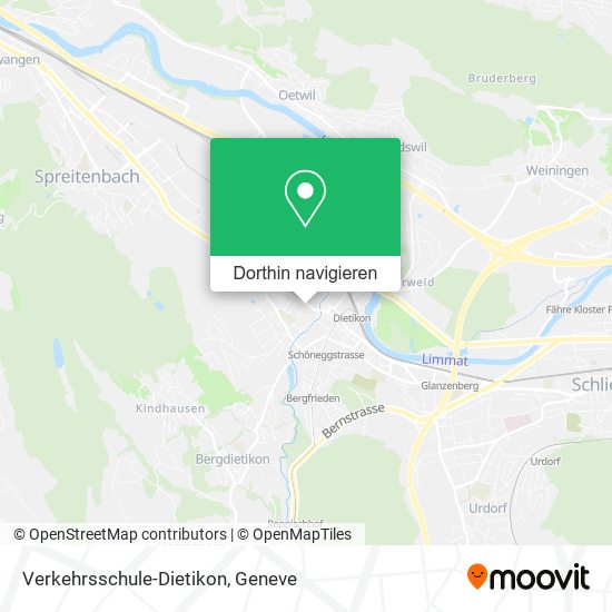 Verkehrsschule-Dietikon Karte