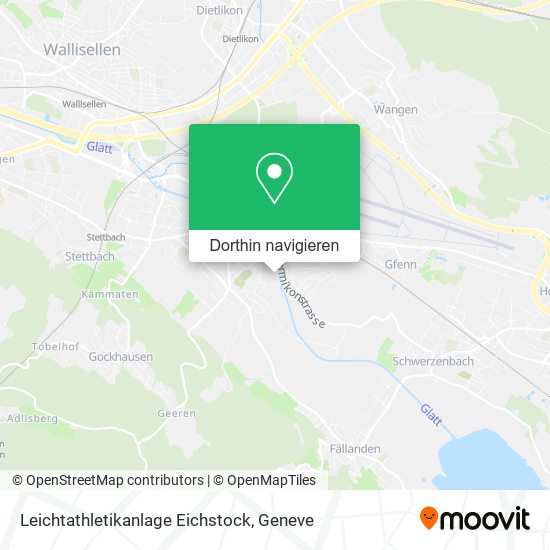 Leichtathletikanlage Eichstock Karte