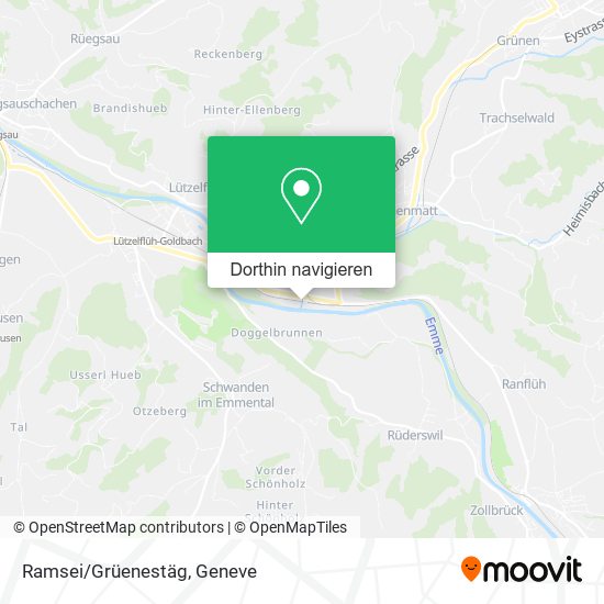 Ramsei/Grüenestäg Karte