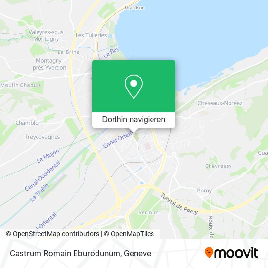 Castrum Romain Eburodunum Karte