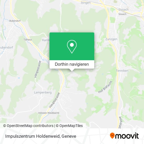 Impulszentrum Holdenweid Karte