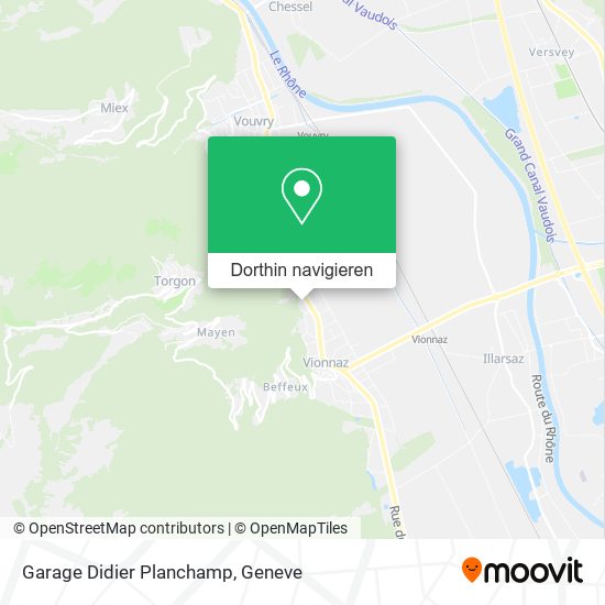 Garage Didier Planchamp Karte