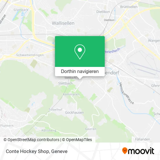 Conte Hockey Shop Karte