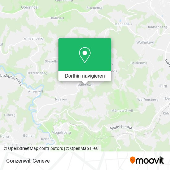 Gonzenwil Karte