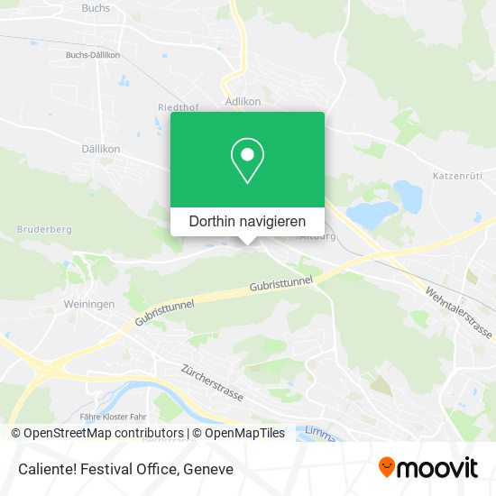 Caliente! Festival Office Karte