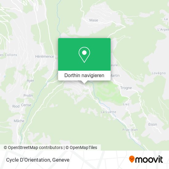 Cycle D’Orientation Karte