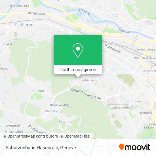 Schützenhaus Hasenrain Karte
