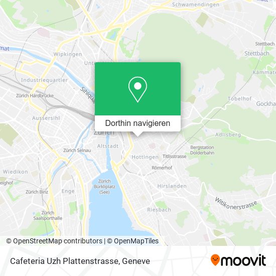 Cafeteria Uzh Plattenstrasse Karte
