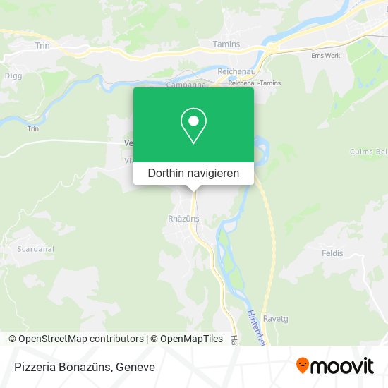 Pizzeria Bonazüns Karte