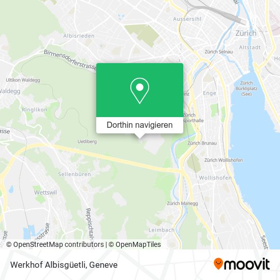 Werkhof Albisgüetli Karte