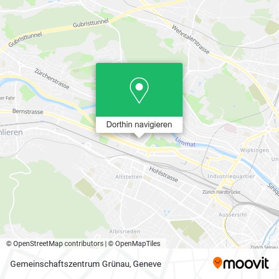 Gemeinschaftszentrum Grünau Karte