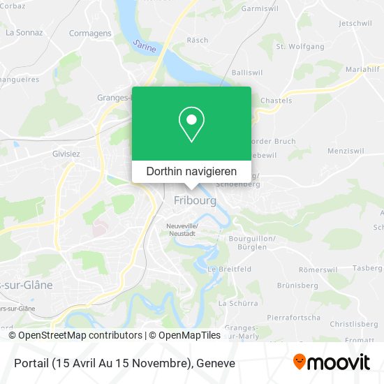Portail (15 Avril Au 15 Novembre) Karte
