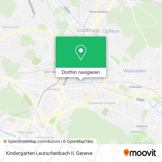 Kindergarten Leutschenbach II Karte