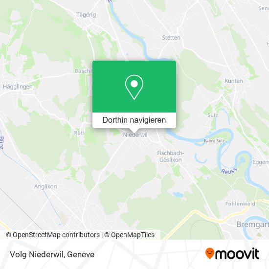 Volg Niederwil Karte