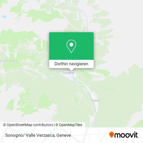 Sonogno/ Valle Verzasca Karte