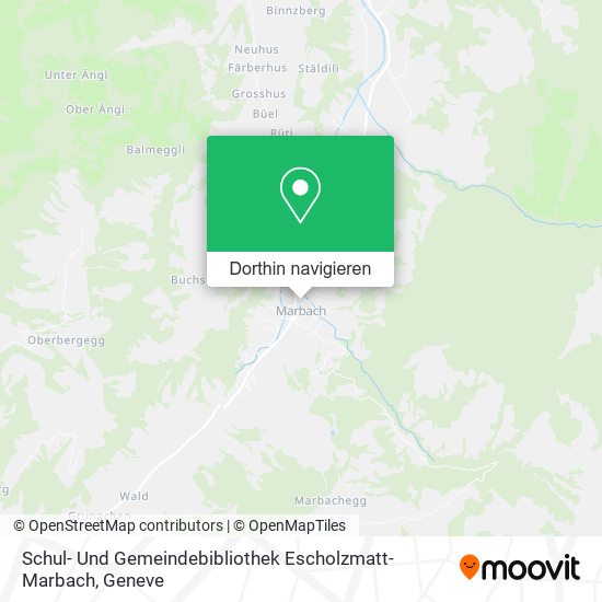 Schul- Und Gemeindebibliothek Escholzmatt-Marbach Karte